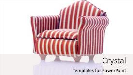  Presentation with furniture - Amazing theme having doll furniture miniature furniture isolated backdrop and a lemonade colored foreground