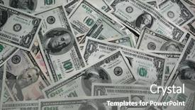  Presentation with bills - Slides having dollar bills covering all of the background background and a gray colored foreground