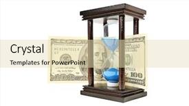  Presentation with time money - Slides having dollar concept - time is money background and a lemonade colored foreground