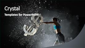  Presentation with fall - Slide set consisting of dollar currecy fall mixed media background and a black colored foreground