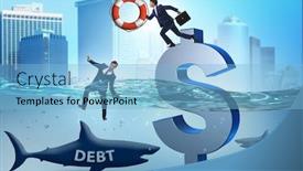  Presentation with currency devaluation rupee - Cool new slide set with dollar-currency-devaluation-and-exchange backdrop and a light blue colored foreground