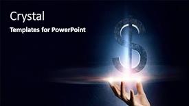  Presentation with dollar sign - Amazing presentation theme having dollar currency sign backdrop and a black colored foreground