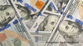  Presentation with dollar - Cool new slides with dollar-money-banknote-abstract-background backdrop and a light gray colored foreground