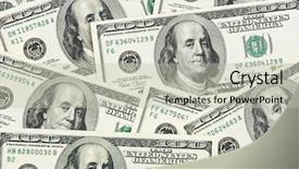  Presentation with abstract business - Amazing theme having dollars background - abstract business money backdrop and a light gray colored foreground