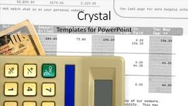  Presentation with medical concept - Slide set enhanced with dollor bills - concept of rising background and a white colored foreground