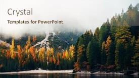  Presentation with natural - PPT theme enhanced with dolomites-natural-landcape-with-colorful background and a cream colored foreground