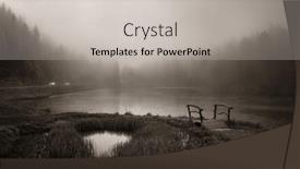  Presentation with fog - Slide deck featuring dolomites-natural-landcape-with-lake background and a light gray colored foreground