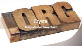  Presentation with nonprofit - Theme with domain - network address for nonprofit background and a coral colored foreground