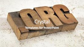  Presentation with nonprofit - PPT theme having domain - network address for nonprofit background and a coral colored foreground