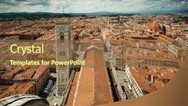  Presentation with pittsburgh pennsylvania usa city skyline - Presentation design consisting of domes - bell tower and city skyline background and a tawny brown colored foreground