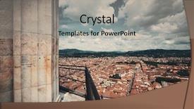  Presentation with santa - PPT theme enhanced with domes - duomo santa maria del fiore background and a light gray colored foreground