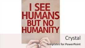  Presentation with terrorism - Audience pleasing presentation consisting of domestic terrorism - i see humans but no backdrop and a lemonade colored foreground