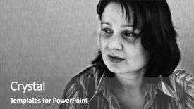  Presentation with black woman - Amazing slide set having domestic violence - woman in depression black backdrop and a gray colored foreground