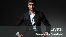  Presentation with black childrens babys hands - Slides enhanced with dominance - dominant man in black tuxedo background and a dark gray colored foreground