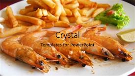  Presentation with dominican republic - PPT layouts with dominican republic - shrimp background and a gold colored foreground