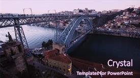  Presentation with iron deficiency - PPT layouts consisting of domy - douro river and dom luis background and a wine colored foreground