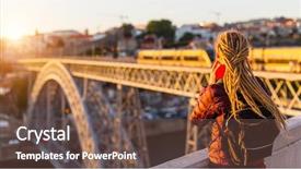  Presentation with zomato gold - Amazing PPT layouts having domy - woman with gold dreadlocks opposite backdrop and a tawny brown colored foreground