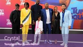  Presentation with green los angeles - 