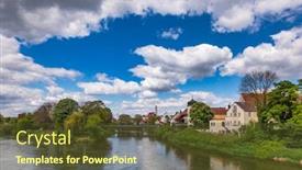  Presentation with bavaria - Cool new theme with donauworth-a-popular-travel-destinations backdrop and a tawny brown colored foreground