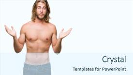  Presentation with special education young adult man - Amazing theme having dont fit - young handsome shirtless man backdrop and a  colored foreground