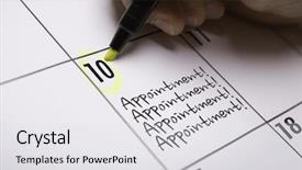  Presentation with forget - PPT theme enhanced with dont forget - appointment background and a light gray colored foreground