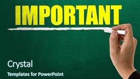  Presentation with important - Theme enhanced with dont forget - important background and a forest green colored foreground