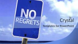  Presentation with seismic waves nepal earthquake sign - Colorful presentation enhanced with dont signs - no regrets sign backdrop and a light blue colored foreground