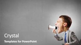  Presentation with man head in hands - Theme with dont study - funny young man with big background and a  colored foreground