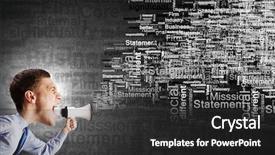  Presentation with funny - Cool new slide set with dont study - funny young man with big backdrop and a  colored foreground