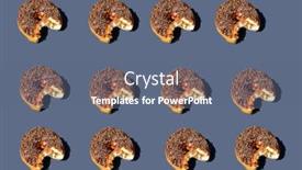  Presentation with sprinkles - Cool new theme with donut-cake-donut-with-chocolate backdrop and a ocean colored foreground