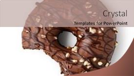  Presentation with sprinkles - Audience pleasing slides consisting of donut-with-sprinkles-isolated backdrop and a coral colored foreground