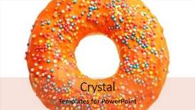  Presentation with donut and coffee - Presentation having donuts - glazed donut on white background background and a gold colored foreground