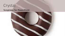  Presentation with sprinkles - PPT layouts featuring donuts-with-colorful-sprinkles-isolated background and a light gray colored foreground