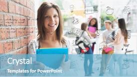  Presentation with equation - Beautiful slides featuring doodle flowers - digital composite of digital composite backdrop and a teal colored foreground