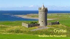  Presentation with ireland - Colorful PPT theme enhanced with many ballons in colors of maryland flag flying on sky backdrop and a gray colored foreground