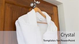  Presentation with luxury hotel - Cool new presentation with door hangers - bath clothes hygiene and luxury backdrop and a white colored foreground