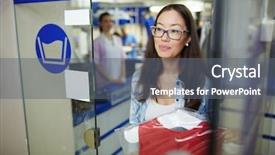  Presentation with entrance to natural caves - Colorful slide set enhanced with door hangers - client in entrance backdrop and a gray colored foreground