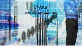  Presentation with shares - Beautiful slide deck featuring door hardware - stocks and shares against technician backdrop and a light blue colored foreground