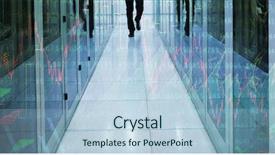  Presentation with shares - PPT theme with door hardware - stocks and shares against technician background and a light blue colored foreground