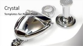  Presentation with door lock system - Cool new presentation theme with door knocker backdrop and a white colored foreground