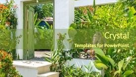  Presentation with ganesha - Slide deck enhanced with door with ganesha statue background and a tawny brown colored foreground