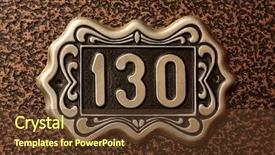  Presentation with close up shot - Amazing PPT layouts having doors closing - close up shot of door backdrop and a tawny brown colored foreground