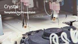  Presentation with biochemical medical laboratory - Cool new presentation design with dope test biochemical medical laboratory backdrop and a gray colored foreground