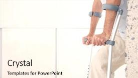  Presentation with energy conservation home - Presentation theme with dor cabe - midsection of man walking background and a cream colored foreground