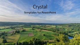  Presentation with panoramic - Audience pleasing presentation consisting of dordogne river dordogne perigord france backdrop and a light blue colored foreground