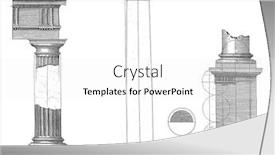  Presentation with engraving - Theme enhanced with doric-column-hendrick-hondius background and a white colored foreground