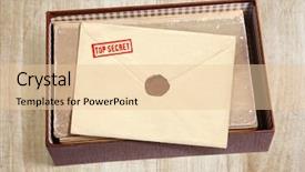  Presentation with secret - Colorful theme enhanced with dorsal view of military top backdrop and a lemonade colored foreground