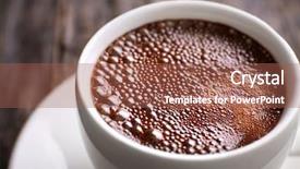  Presentation with hot and cold coffee cup - Amazing slides having dosage form - cup of hot coffee close backdrop and a  colored foreground