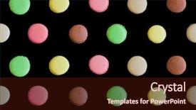  Presentation with colorful - Theme featuring abstract fractal background a computer-generated 2d illustration texture background and a navy blue colored foreground