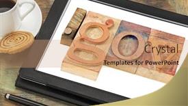  Presentation with digital printing - Audience pleasing slides consisting of dot-gov-internet-domain backdrop and a coral colored foreground